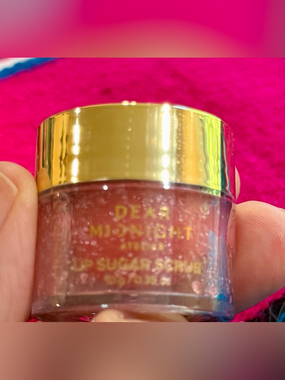 Dear Midnight Lip Sugar Scrub - Rose Pink sealed